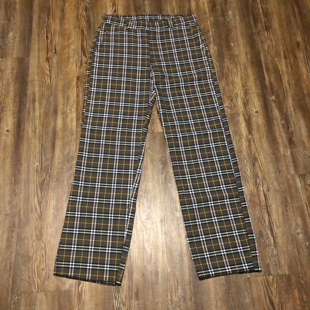 Omighty Pants Women's Small Quinn Plaid Retro Academia Spring Fashion